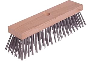 NÖLLE PROFI BRUSH 244100 Stahldrahtbesen, 300 mm breit