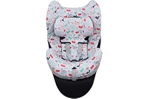 JYOKO KIDS Housse compatible avec Cybex Sirona Q I Size (DINO PARTY, SIRONA)