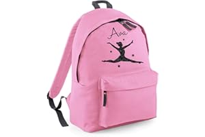 Absolutely Top Girls Personalised Gymnastics Split Jump Backpack