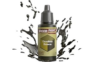 The Army Painter Speedpaint Desolate Brown 2.0, Single Modellbau Acrylfarbe 18ml Einschichtige Lackierlösung Für Fantasy Tabletop Miniatures Like Warhammer 40k Figuren und DnD Miniatures