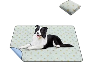 TAIKURA Zmywalne podkładki do ssania dla psów, wielokrotnego użytku, chłonne podkładki dla szczeniaków, antypoślizgowe wodoodporne podkładki treningowe dla zwierząt domowych, na kanapę, skrzynię,