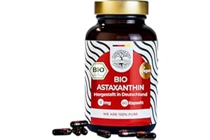 ‎THE PURITY BRAND Bio Astaxanthin 60 Kapseln - 2 Monate Vorrat - Hochdosiert 8mg - Reinsubstanz - Nahrungsergänzungsmittel - Vegan & laborgeprüft - The Purity Brand