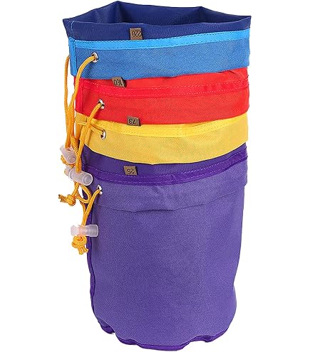 Produktbild von STFALI Bubble Bags Set – 5 Gallonen – 5 Beutel Mit Farbcodierten Maschenweiten (25–220µ) – Inkl. Presssieb & Aufbewahrungstasche – Für Kräuter-Extraktion & Hash