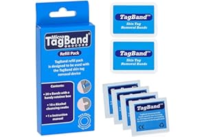 Tagband Bands Refill, Small/Medium Skin Tags, Compatible for Both Original Micro & Auto Tag Remover