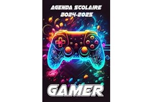 Agenda Scolaire 2024 2025 Gamer: Organiseur Scolaire (Août 2024/ Juillet 2025) Pour Étudiants Collège, Lycée | Une semaine sur 2 pages | Format A5