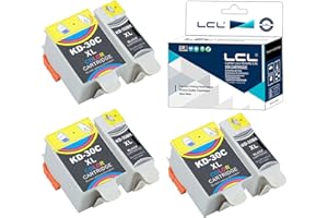 LCL Wkład do drukarki kompatybilny z Kodak ESP 1.2 ESP 3.2 ESP 3.2 ESP 3.2S ESP C100 ESP C100 ESP C110 ESP C115 ESP C300 ESP C310 ESP C333 0 ESP C360 ESP Office 2100