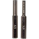 Timorn Security Bit Steel Set 3.8mm & 4.5mm Security Screwdriver Tool for NGC/SFC/N64/SEGA (1x 3.8 mm + 1x 4.5 mm)