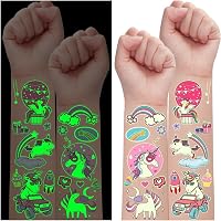 Tatuaggi Temporanei Dinosauri Leesgel - 30 Fogli Luminosi, Per Feste Bambini - Foto 2