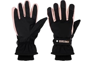 GLAITC Winter Warm Gloves,Womens Winter Gloves Anti-slip Windproof Touchscreen Gloves Winter Skiing Gloves Womens Thermal Gloves Breathable Anti-slip Cycling Gloves for Skiing Cycling Running Driving Fishing