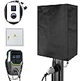 Wallbox Weather Protection Roof for E-Car Charging Station, Wall Mounting, Oxford Fabric, Wall Box, Weather Protection, Weather Protection, Wall Box Cover for Wall Boxes, EV Charging Station (Black,