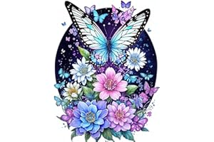 Hanaoops Diamond Painting Kit Completo 5D DIY Animales y Flores Pintura de Diamantes Manualidades para Adultos y Niños Bordado Artes Cuadros Diamantes Pintura para Decoración De Pared Del Hogar