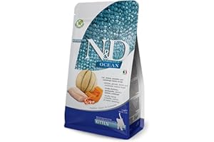 FARMINA N&D OCEAN CAT COD, SHRIMP, PUMPKIN AND CANTALOUPE MELON KITTEN 1,5 KG