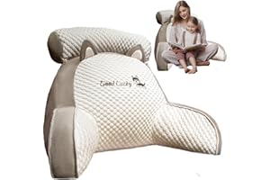 PRATVIDER Rinfrescante Letto, Cuscino da Lettura per Letto, Cuscino Posteriore | Cuscino per Sedia | Cuscino da Seduta | Sedia A Cuscino | Cuscino Schienale con Braccioli Supporto Schiena