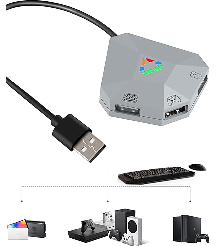 HYCARUS Xim Apex Keyboard and Mouse Adapter for Xbox One, PS4