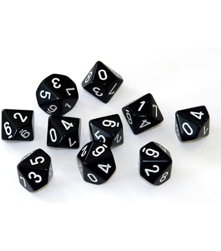 D8 Polyhedral Dice Set - 8-Sided Dice With Numbers | Guyana