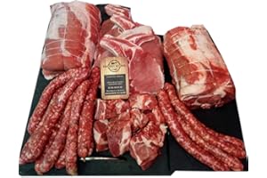 Colis viande de Porc - Viande de Porc Fermier d'Auvergne - BOUCHERIE DU CANAL - Format Economique 6Kg