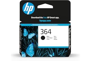 HP 364 CB316EE, Cartouche HP originale, 250 pages, compatible avec les imprimantes HP Photosmart B210c, B110c, B110e, B8550, 7520, DeskJet 3520, 3522, 3524, Noir
