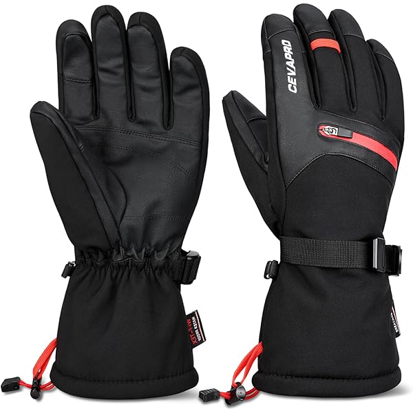 MOREOK Winterhandschuhe Mit Touchscreen - Warm Bis -10°F Für Outdoor-Sport