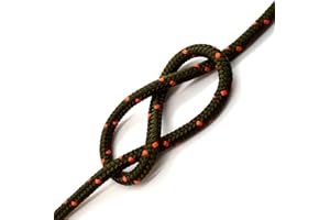 SOLADIRECT Camo Polypropylene Rope, Solid Braided Poly Rope Cord Twine for Boat Yacht Dock Line Camping Washing Line (8 mm x 1 metre / 3.2 ft)