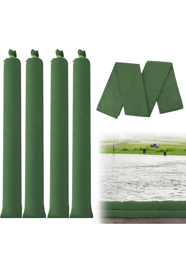 Sacchetti Sabbia Antiallagamento Wnvivi Set Di 5 Sacchetti Di Sabbia, Sacchi Di Sabbia Durevoli Attivati Dall'acqua Per Barriera Antiallagamento Per Garage Seminterrato Per Il Controllo Delle Inondazioni Di Porte E(20