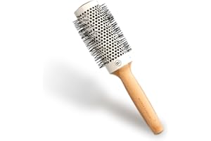 Olivia Garden Bamboo Touch Blowout Thermal - Brosse Ronde en Bambou Écologique pour Volume et Brushings Brillants