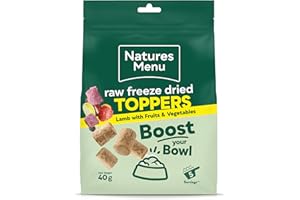 Natures Menu Complete Raw Freeze Dried Toppers - Lamb - 7 x 40g