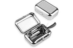 HOPTON 2 Stück Taschenaschenbecher, Taschenaschenbecher Geruchsdicht, taschenaschenbecher für Unterwegs, Aschenbecher für Unterwegs, Reiseaschenbecher, Aschenbecher To Go für Reisen, Camping