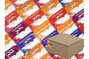LICHFIELDS Jam Marmalade Individual Assorted Single Portions Mixed Flavours Selection (40 Portions)