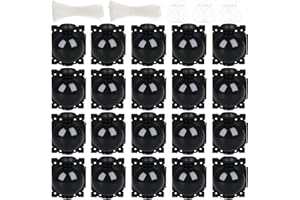 SEVENMYE Lot de 20 boîtes de culture de racines de plantes avec 80 verrous sécurisés réutilisables à haute pression pour arbres, fleurs