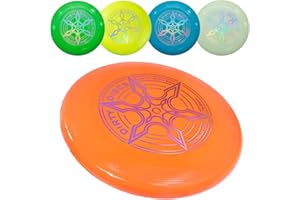 Indy - Dirty Disc (175 g) Frisbee, Disco da Competizione Professionale per Adulti, Bambini, Sport, Giochi e Divertimento all'Aria Aperta (Arancione)