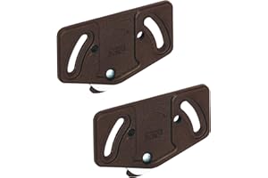 2 carriles inferiores para puerta corredera, carga por debajo de 15 kg, modelo Slide Line 55, plástico marrón, herrajes para muebles de GedoTec®