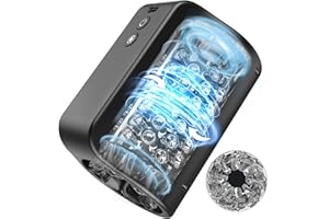 Winkooda Rouleau Vibr𝚘m𝚊sseurs-Homme S𝚎x-t𝚘yspour-pour-h𝚘mme M𝚊sturb𝚎use-ân𝚞s-Reáliste Mást𝚞rb𝚊teur-Homme, massage de la tête étanche 0723-40