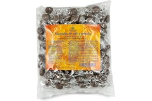 Propol-Mel - Cukierki z Kawią i Propolisem 500g | Bez Cukru | Bez Glutenu | Ręcznie robione w Hiszpanii | Pielęgnacja jamy ustnej i gardła | Intensywny smak kawy i propolis | Na nieświeży oddech