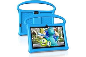 BAKEN Kids Mini Tablet, 7 inch Android Tablet for Kids with 4GB(2+2 Expand) Ram 32GB ROM, EVA Shockproof Case, Eye Protection IPS Screen, Premium Parent Control Pre-Installed Educational APP(Blue)