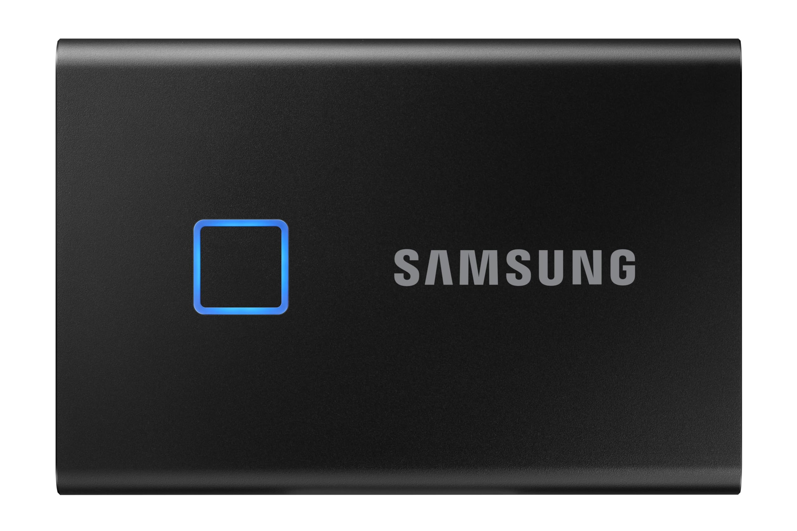 Samsung T7 Touch 1TB Up to 1,050MB/s USB 3.2 Gen 2 (10Gbps, Type-C) External Solid State Drive (Portable SSD) Black (MU-PC1T0K)