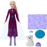 Mattel Disney Karlar &Uuml;lkesi Elsa Bebek ve Yavru Ayıcık Fig&uuml;r&uuml;, ayıcığın yatağı ve battaniyesi dahil 4 aksesuar, JFG16
