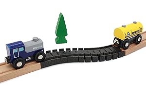 Locorico - Binario Flessibile per Treno in Legno