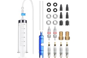 CEVILLAE Sellador de bicicleta sin tubo jeringa y herramienta de extracción de válvula Presta Fit Stans sin tubos selladores y otros selladores marca de 1 juego 60 ml