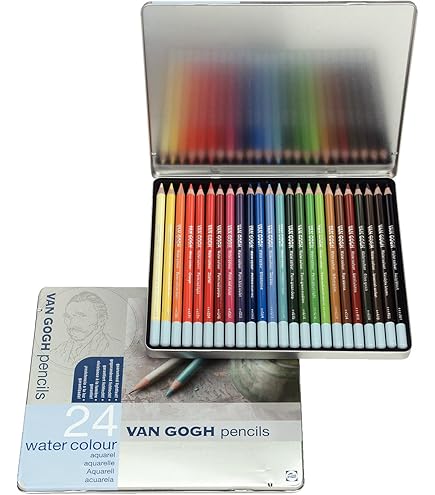 Step By Step Van Gogh Colour Pencils Bedroom | Pencil | Drawing