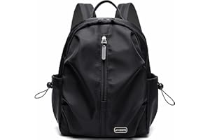 JANZORE Rucksack Damen Klein Elegant Cityrucksack Nylon Wasserdicht Rucksäcke Lässig Schulrucksack Travel Reiserucksack Arbeitsrucksack Mini Daypacks Outdoor Leichtgewicht Frauen Tagesrucksack