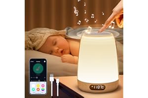 One Fire White noise Machine Baby Night Light Kids with 48 Colors and 14 White Noises,APP-Controlled Touch Night Lamp Kids Lamp,3000mAh Portable Toddler Night Light Nightlight Red Light,Baby Girl Gift