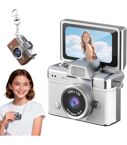 Mini G6 Thumb Camera 0.96” Keychain Digital Camera, Retro Pocket