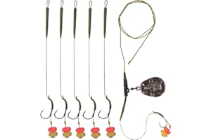 SHADDOCK Carp Fishing Rigs Terminal Tackle Kit Hair Chod Helicopter Rig with Hooks Weights Swivel Snaps Sleeves Boilie Bait Rigs Setup Carp Fishing Accessories