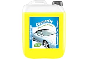 DIE SEIFENBLASE Nettoyage de capote de cabriolet AP30 5 l Entretien Toit cabriolet pour capote en tissu, cuir, cuir synthétique et plastique 1 l