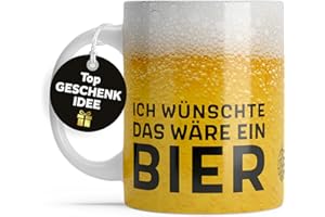 Amari ® Bier Tasse - Geschenk für Bierliebhaber - Lustige Tassen für Männer - Bier Geschenke für Männer - Biertasse - Tasse lustig