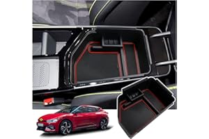 Ruiya Kompatibel mit Kia EV6 2021 2022 2023 Mittelkonsole Aufbewahrungsbox, EV6 Armlehne Organizer Tray Mittelarmlehne Handschuhfach Mittelkonsole Organizer EV6 Zubehör Mittelkonsole Ablagefach