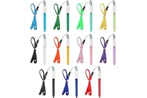 MOTIBACK 11 Pezzi Penne 4 Colori, 4 In 1 Penna Multicolore Cultura Cinese 1,0 mm per Ufficio, Scuola, Studenti, Regalo per Bambini (Multicolore)