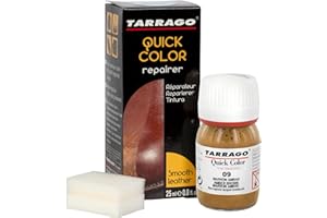 TARRAGO Tinte Para Zapatos y Accesorios de Piel, Cuero Liso y Lona | Tinte de Secado Rápido que Repara y Protege el Calzado de Pequeños Desgastes