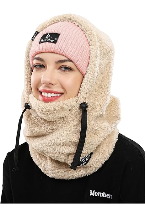 Cagoule Polaire Hiver Homme/Femme - Balaclava Coupe-Vent Et Chaud - Pour Ski, Randonnée, Moto - 100% Polaire Polyester
