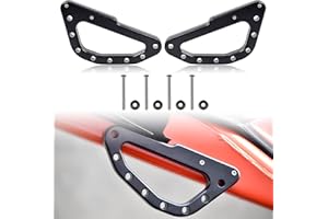 SAUTVS Roll Bar Grab Handles for Can-Am Maverick X3 XDS XRS XMR XRC Turbo RR 2017-2021, X3 Heavy Duty Billet Aluminum Roll Cage Handles Accessories